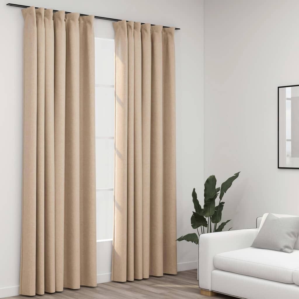 VidaXL Плотные шторы Крючки под лен 2 шт. Бежевый 140x225 см - Шторы - Шторы - Шторы с металлическими люверсами - Шторы с металлическими люверсами
VidaXL Плотные шторы Крючки под лен 2 шт. Бежевый 140x225 см - Шторы - Шторы - Шторы с металлическими люверсами - Шторы с металлическими люверсами