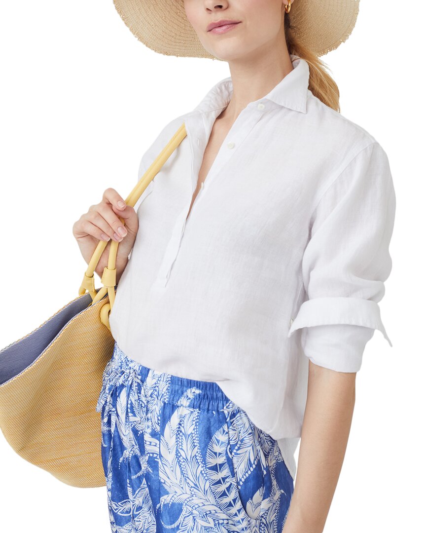 JMcLaughlin Льняная блузка Lula J.McLaughlin, белый
JMcLaughlin Льняная блузка Lula J.McLaughlin, белый