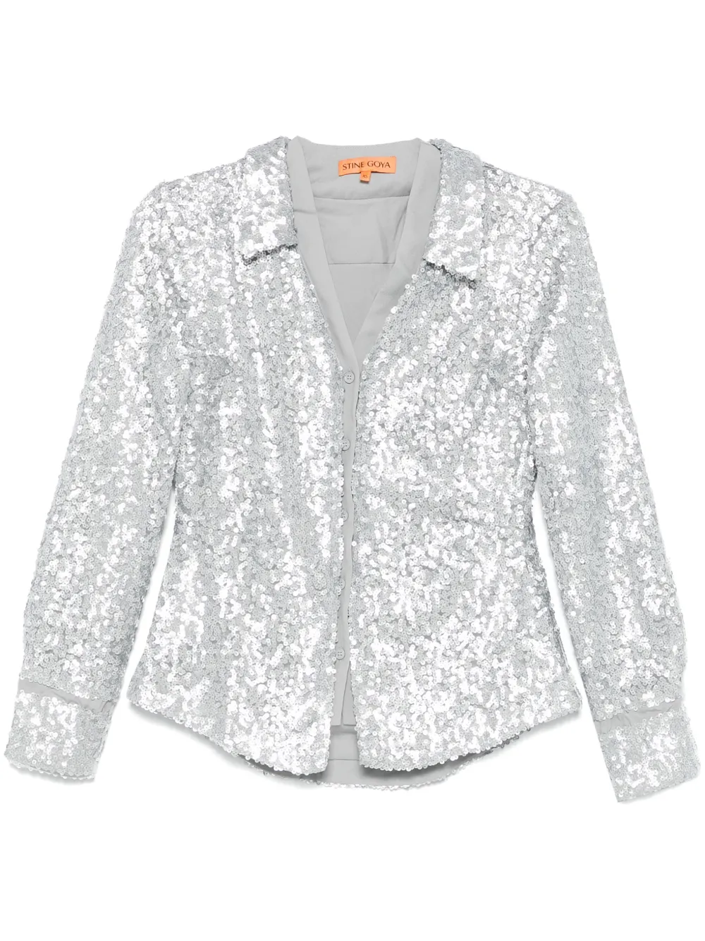 Рубашка с двойным воротником Stine Goya, серый
Рубашка с двойным воротником Stine Goya, серый