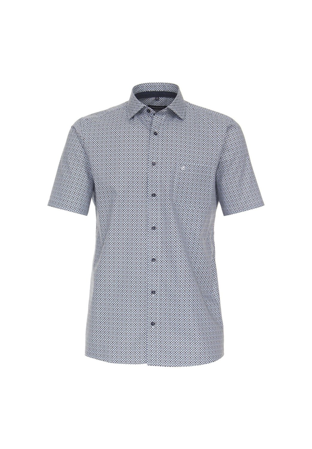 Мужская деловая рубашка с коротким рукавом и принтом, комфортная посадка CASAMODA, темно-синий
Мужская деловая рубашка с коротким рукавом и принтом, комфортная посадка CASAMODA, темно-синий