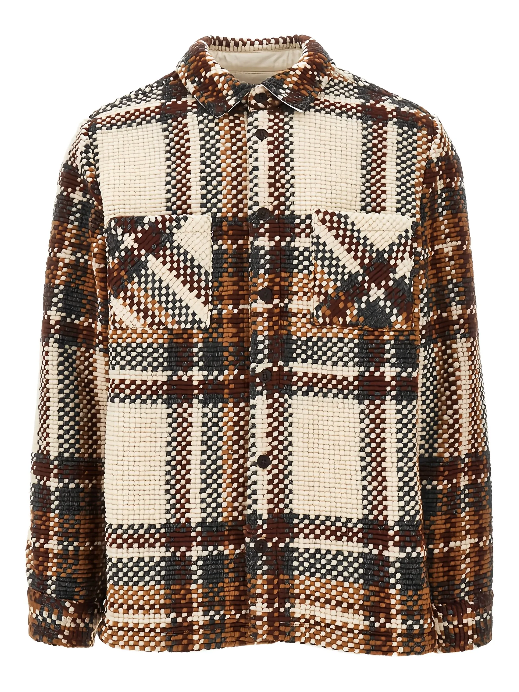 Клетчатая куртка-рубашка Wax London, бежевый
Клетчатая куртка-рубашка Wax London, бежевый