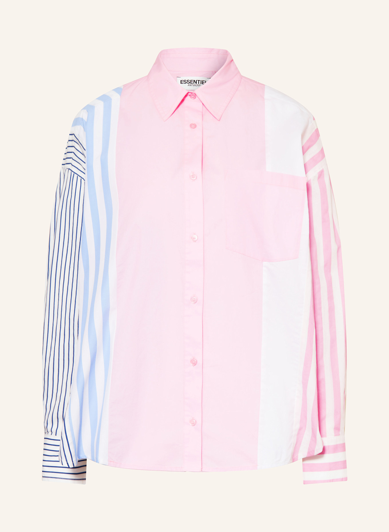 Рубашка блузка хемикс Essentiel Antwerp, мультиколор
Рубашка блузка хемикс Essentiel Antwerp, мультиколор