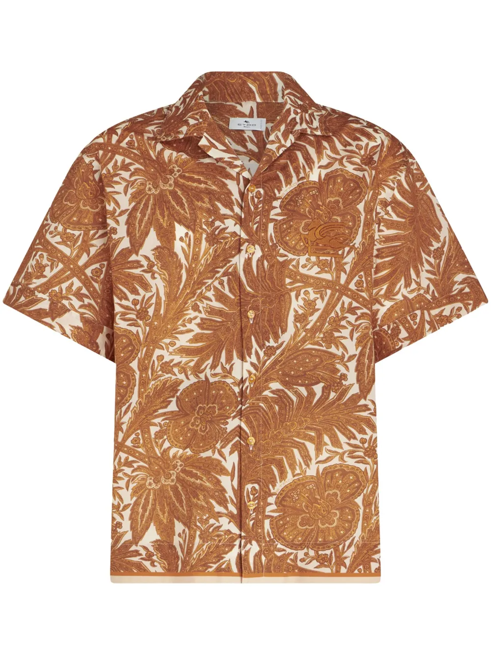 Рубашка с вышитым логотипом ETRO, нейтральный
Рубашка с вышитым логотипом ETRO, нейтральный