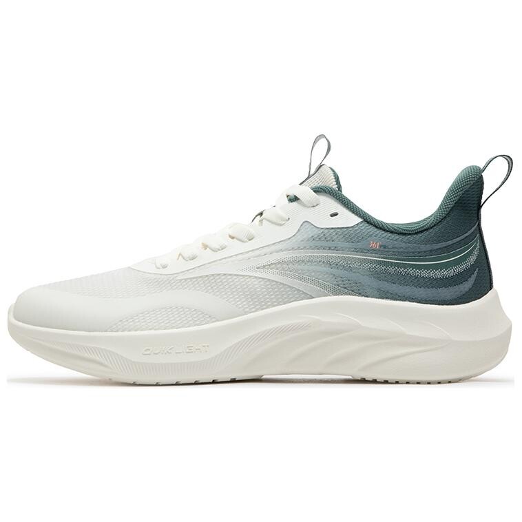 Кроссовки мужские с низким верхом Feather Белый/темно-зеленый сосновый 361° 
Кроссовки мужские с низким верхом Feather Белый/темно-зеленый сосновый 361°