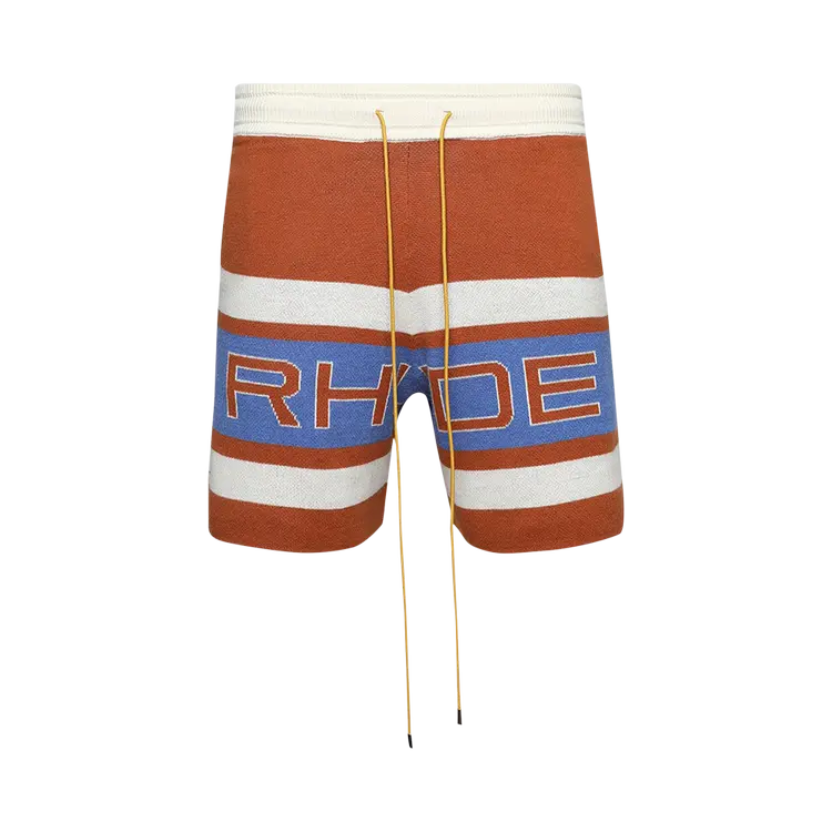 Шорты Rhude Pravil Racing Knit 'Brick/Cream/Blue', красный
Шорты Rhude Pravil Racing Knit 'Brick/Cream/Blue', красный