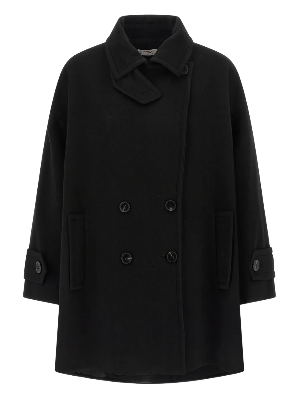 Двубортное шерстяное пальто ALBERTO BIANI, черный
Двубортное шерстяное пальто ALBERTO BIANI, черный