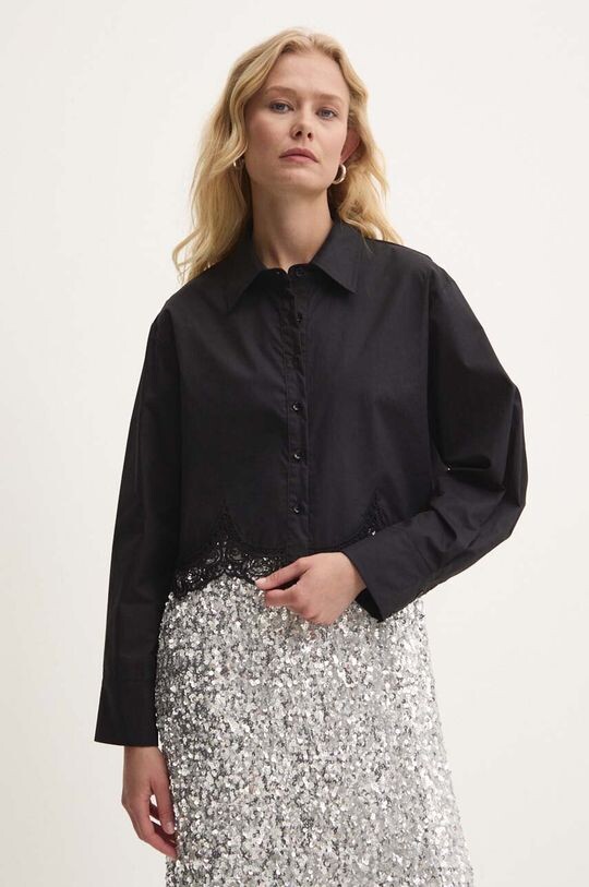 Хлопковая рубашка Answear Lab, черный
Хлопковая рубашка Answear Lab, черный