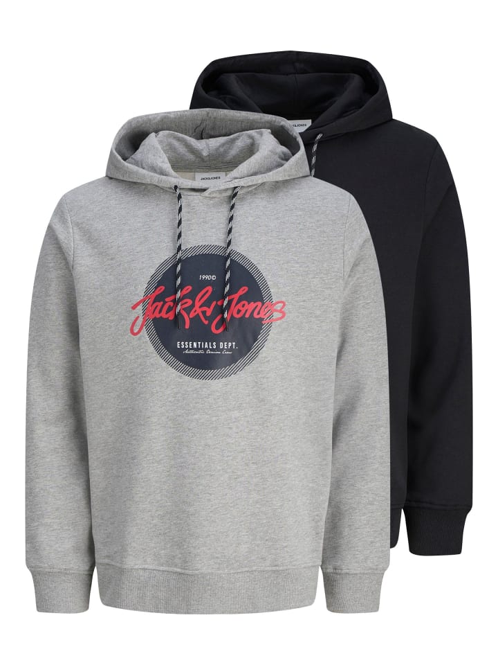 Jack & Jones Комплект из двух худи черного цвета
Jack & Jones Комплект из двух худи черного цвета