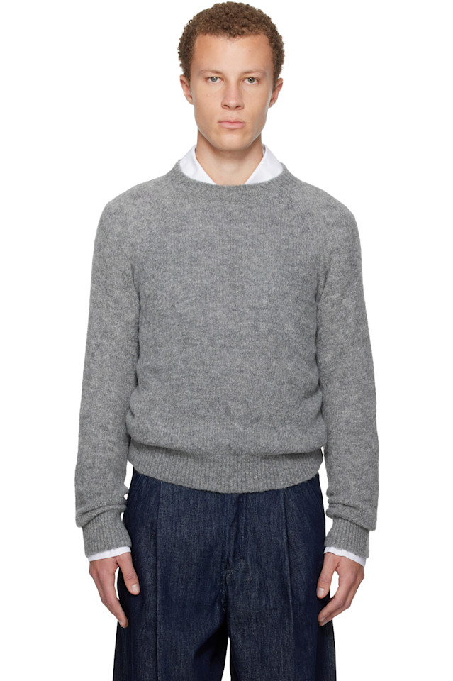 Dries Van Noten Серый свитер-реглан
Dries Van Noten Серый свитер-реглан