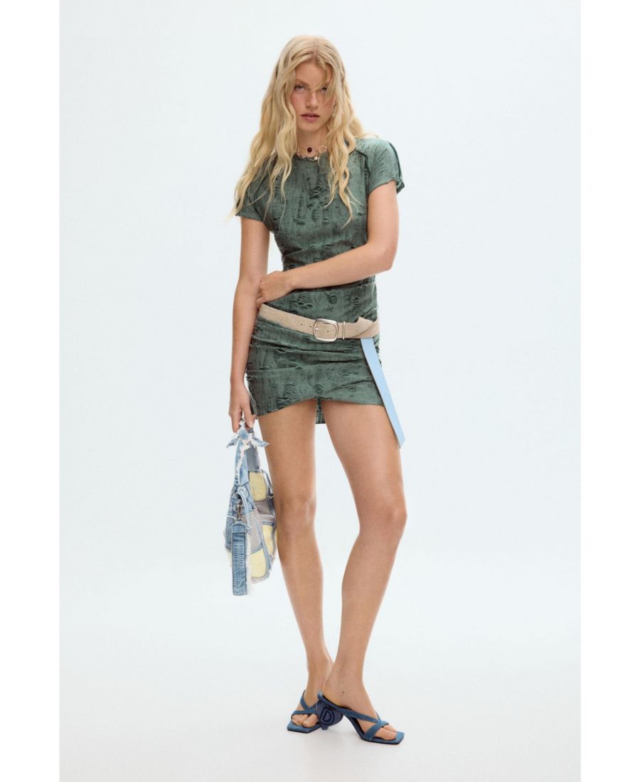 Женское платье с драпировкой Desigual, Light green
Женское платье с драпировкой Desigual, Light green