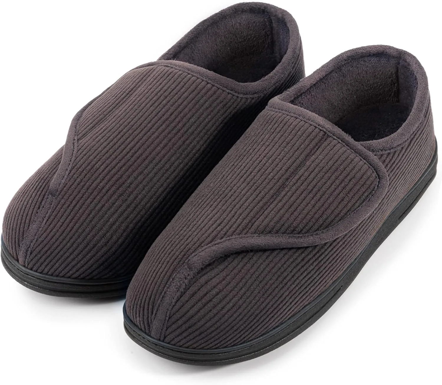 Мужские тапочки LongBay с эффектом памяти для диабетиков, удобные, теплые, плюшевые, флисовые, для артрита и отеков, для дома, темно-серый
Мужские тапочки LongBay с эффектом памяти для диабетиков, удобные, теплые, плюшевые, флисовые, для артрита и отеков, для дома, темно-серый