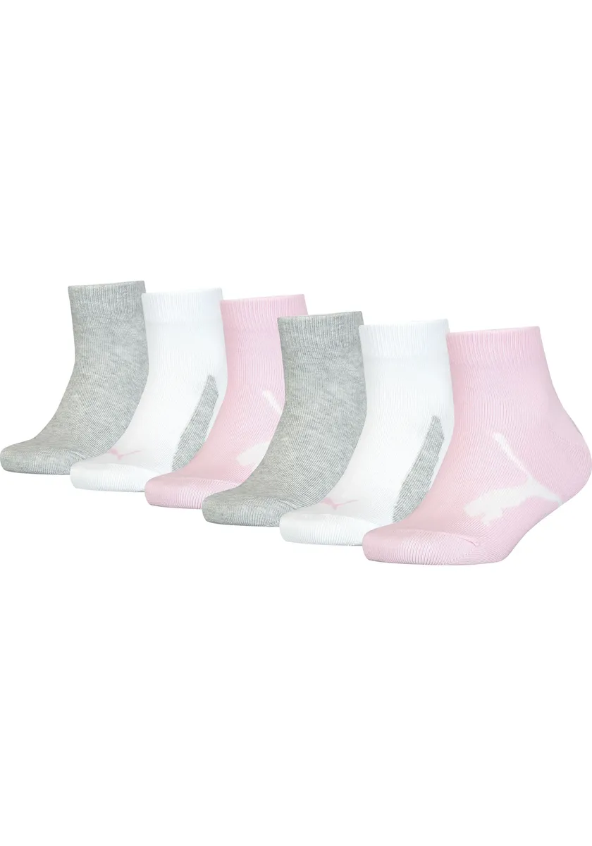 Короткие носки PUMA "KIDS BWT QUARTER 6P ECOM" (6 шт. в упаковке), с вязаным логотипом, розовый
Короткие носки PUMA "KIDS BWT QUARTER 6P ECOM" (6 шт. в упаковке), с вязаным логотипом, розовый