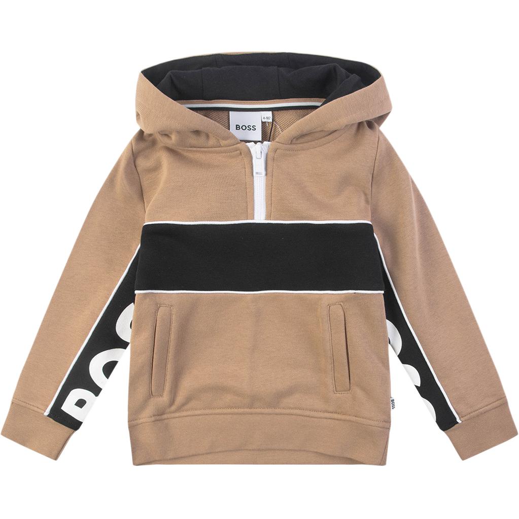 Детский свитшот HUGO BOSS, коричневый
Детский свитшот HUGO BOSS, коричневый