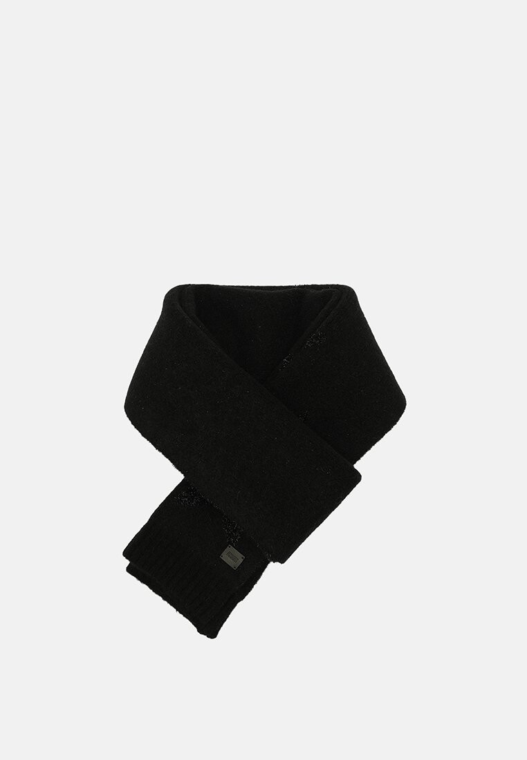Шарф AllSaints, черный 
Шарф AllSaints, черный