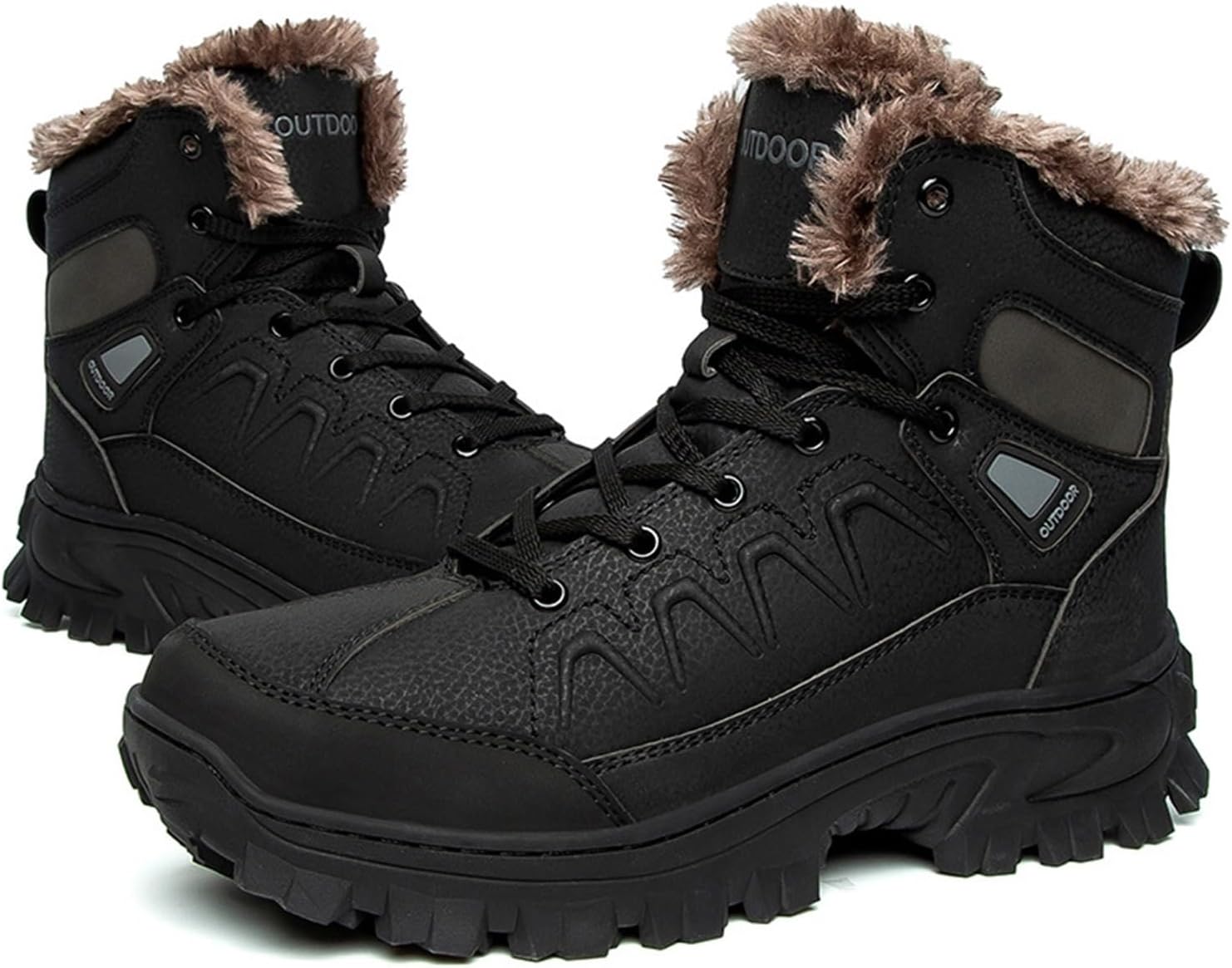 Мужские водонепроницаемые походные ботинки средней высоты, мужские теплые зимние снежные ботинки Generic, черный
Мужские водонепроницаемые походные ботинки средней высоты, мужские теплые зимние снежные ботинки Generic, черный