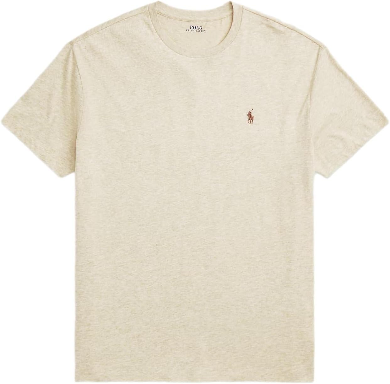 Мужская футболка POLO RALPH LAUREN из хлопкового джерси с круглым вырезом, Rl Dune Tan Heather
Мужская футболка POLO RALPH LAUREN из хлопкового джерси с круглым вырезом, Rl Dune Tan Heather