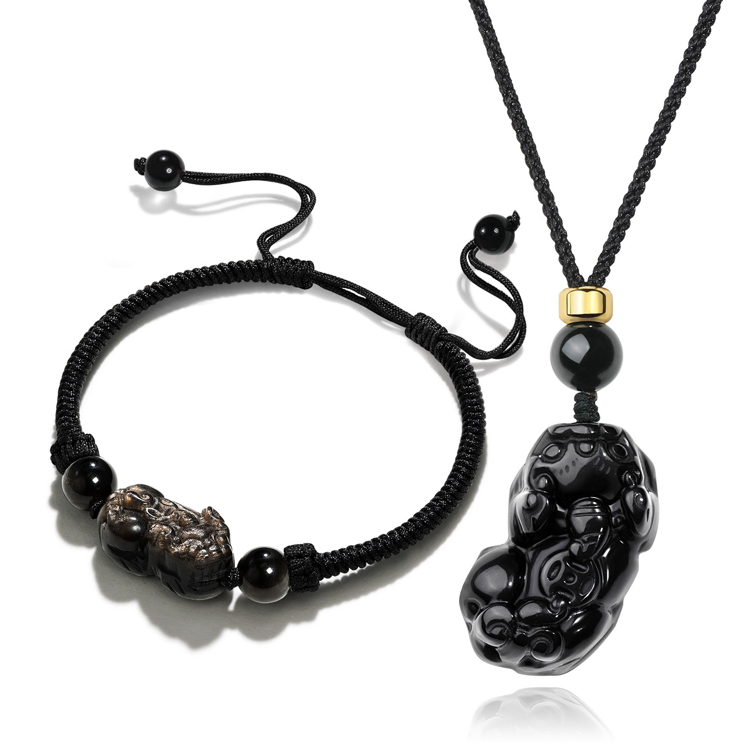 STYLEJING Серебристый обсидиановый браслет Unisex
STYLEJING Серебристый обсидиановый браслет Unisex