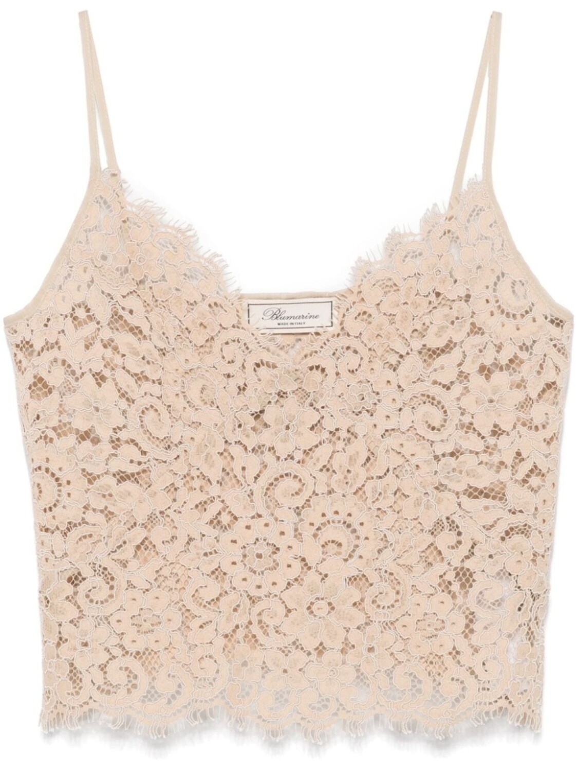 Blumarine кружевной топ, нейтральный цвет
Blumarine кружевной топ, нейтральный цвет