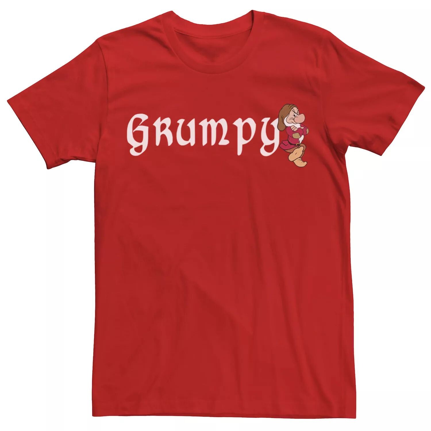 Мужская футболка Disney Snow White Grumpy, опирающаяся на именной баннер Licensed Character
Мужская футболка Disney Snow White Grumpy, опирающаяся на именной баннер Licensed Character