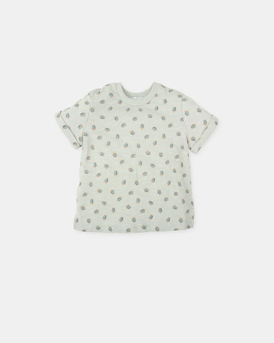 Футболка для мальчика с короткими рукавами и принтом черепахи Tutto Piccolo, цвет Verde Agua
Футболка для мальчика с короткими рукавами и принтом черепахи Tutto Piccolo, цвет Verde Agua