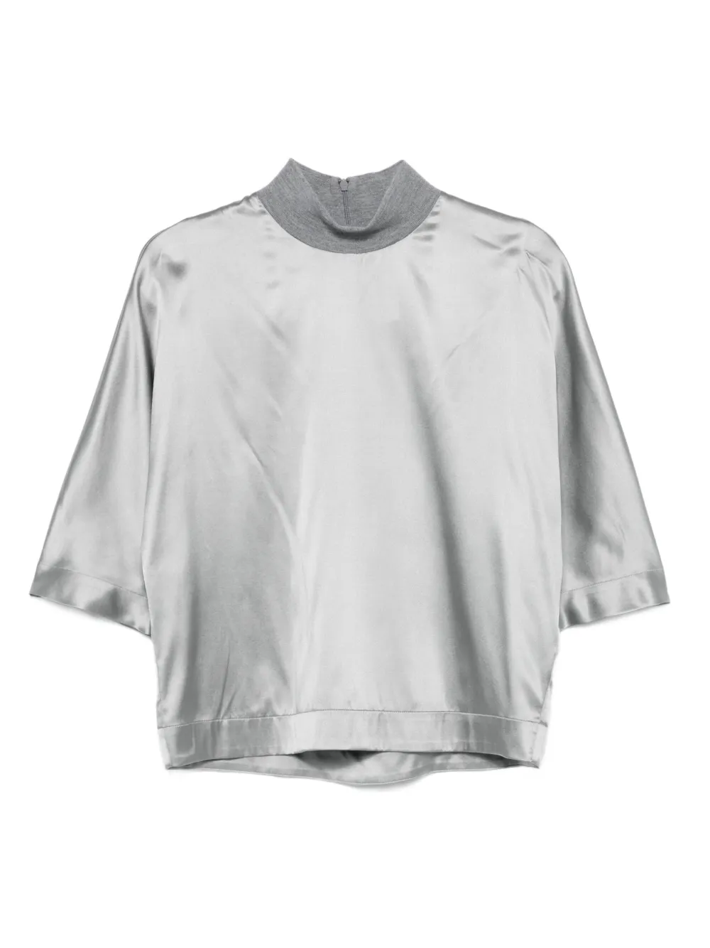 Футболка с воротником-стойкой Peserico, серый
Футболка с воротником-стойкой Peserico, серый