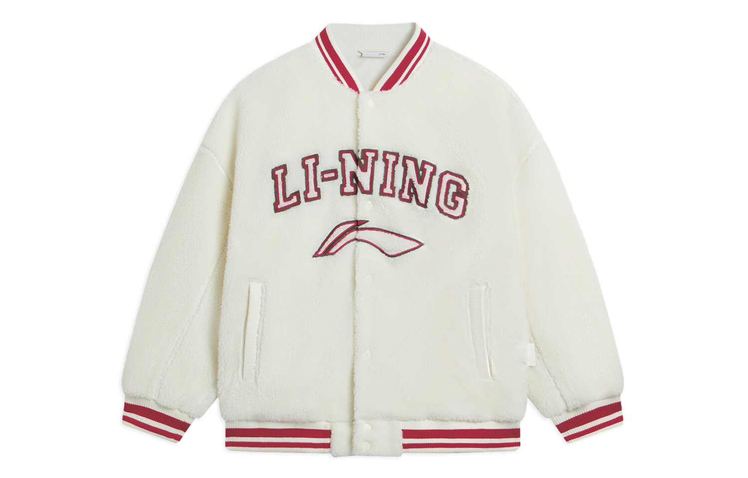 China Li Ning Бархатная куртка унисекс с подкладкой, Молочно-белый
China Li Ning Бархатная куртка унисекс с подкладкой, Молочно-белый