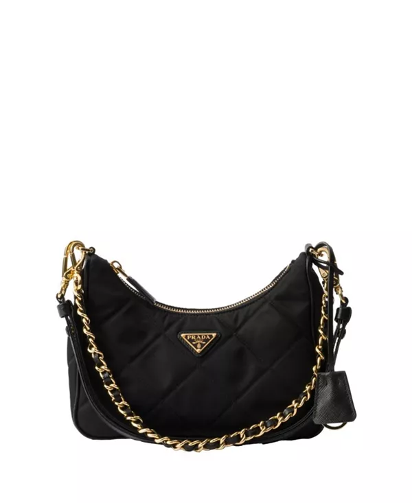 Мини-Сумка Re-Edition 1995 из нейлона с цепочкой Prada, черный
Мини-Сумка Re-Edition 1995 из нейлона с цепочкой Prada, черный