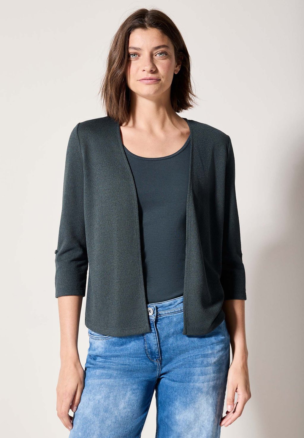 Кардиган Cecil, темно-зеленый 
Кардиган Cecil, темно-зеленый