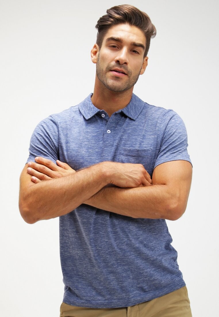 Рубашка-поло Pier One, синий меланж
Рубашка-поло Pier One, синий меланж