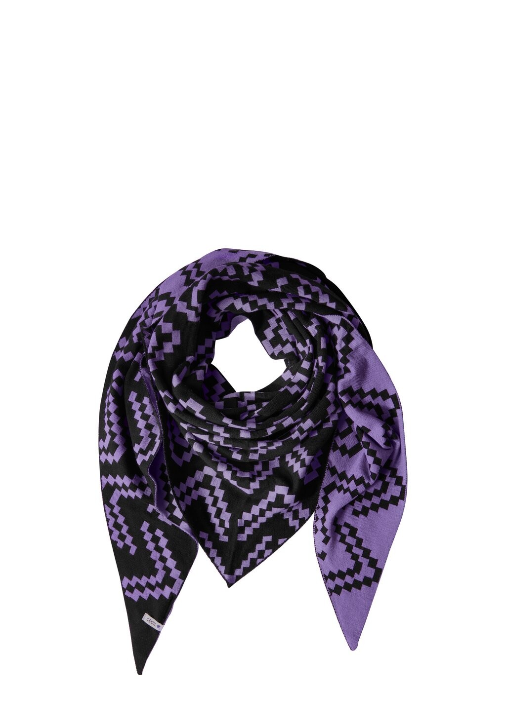 Шарф GEMUSTERTES DREIECK Cecil, фиолетовый
Шарф GEMUSTERTES DREIECK Cecil, фиолетовый