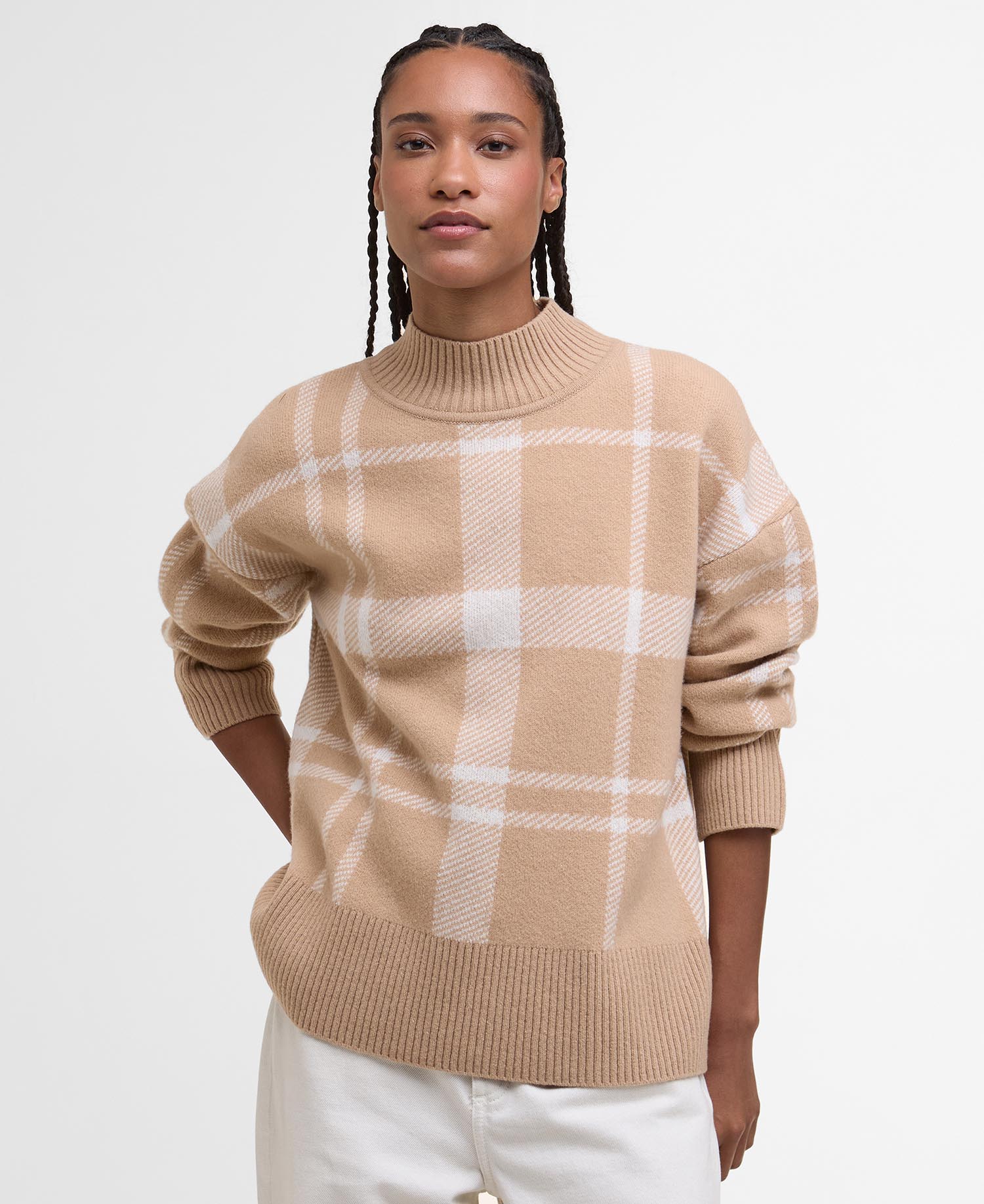 Джемпер Barbour Harriet Tartan High-Neck, Pale Camel
Джемпер Barbour Harriet Tartan High-Neck, Pale Camel