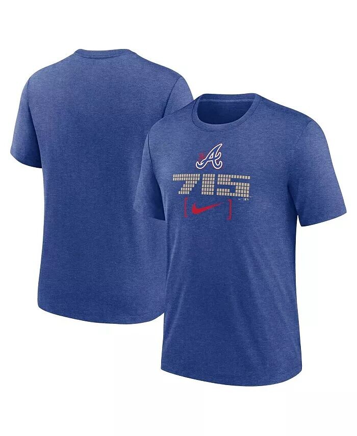 Мужская футболка Heather Royal Atlanta Braves City Connect Tri-Blend Nike, синий
Мужская футболка Heather Royal Atlanta Braves City Connect Tri-Blend Nike, синий