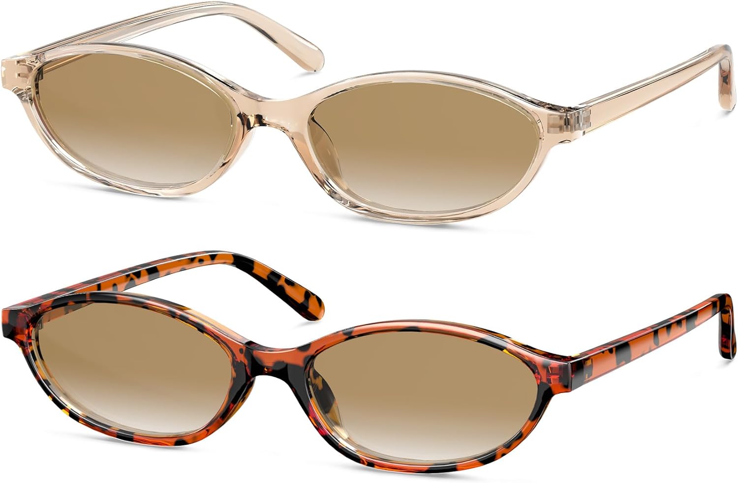 Ретро-солнцезащитные очки овальной формы для женщин, очки «кошачий глаз»: стильные солнцезащитные очки в стиле 90-х, легкие и модные QALLY, (2 Pack)champagne/Gradient Brown+tortoise/Gradient Brown
Ретро-солнцезащитные очки овальной формы для женщин, очки «кошачий глаз»: стильные солнцезащитные очки в стиле 90-х, легкие и модные QALLY, (2 Pack)champagne/Gradient Brown+tortoise/Gradient Brown