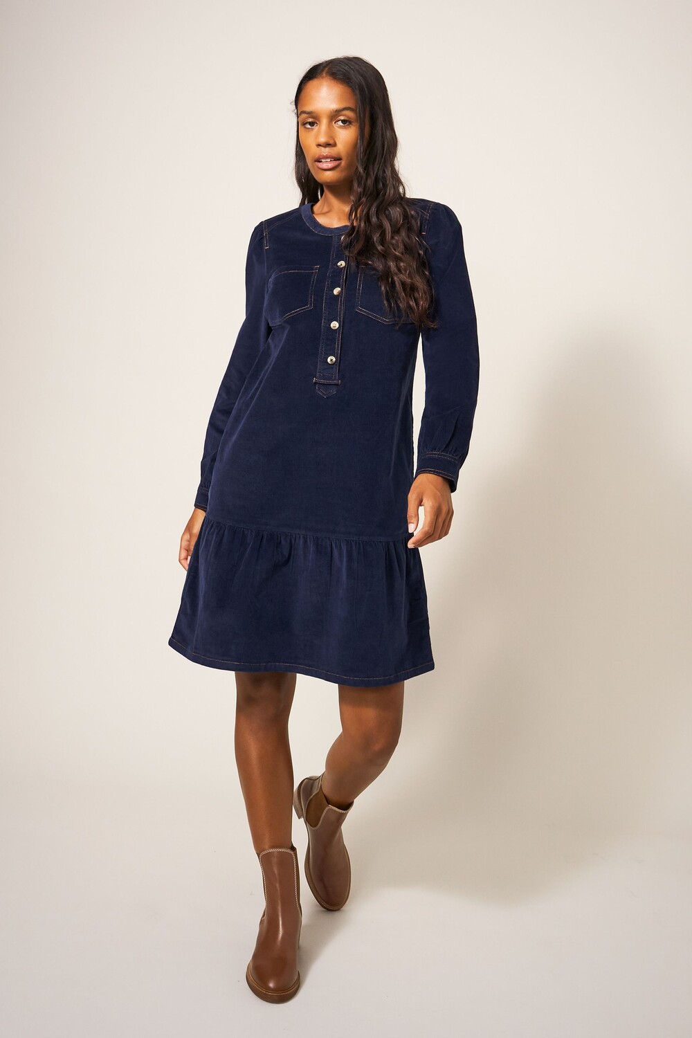 Norma синее вельветовое платье White Stuff, синий
Norma синее вельветовое платье White Stuff, синий