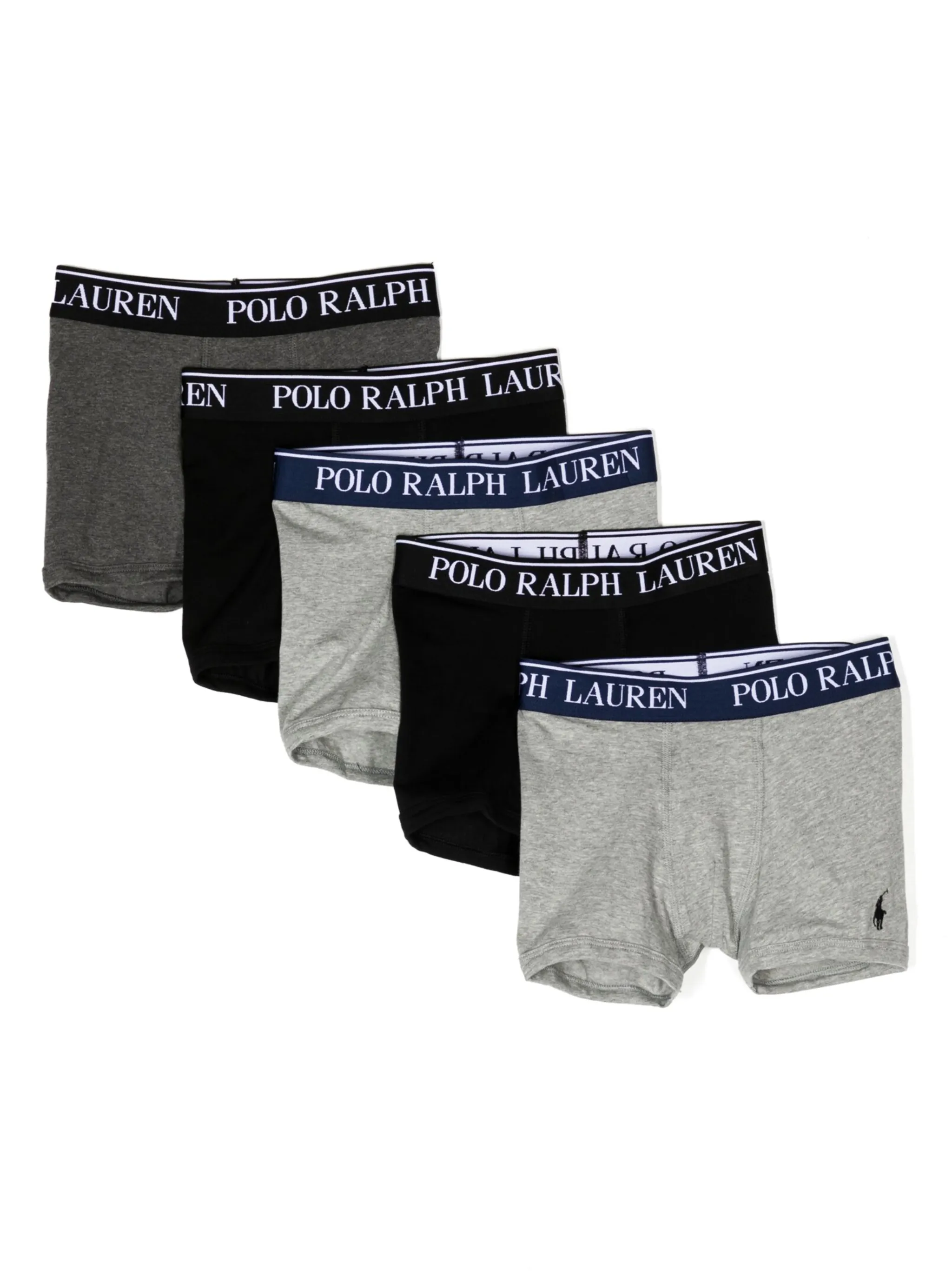 Комплект из пяти боксеров с логотипом Polo Ralph Lauren Kids, черный
Комплект из пяти боксеров с логотипом Polo Ralph Lauren Kids, черный