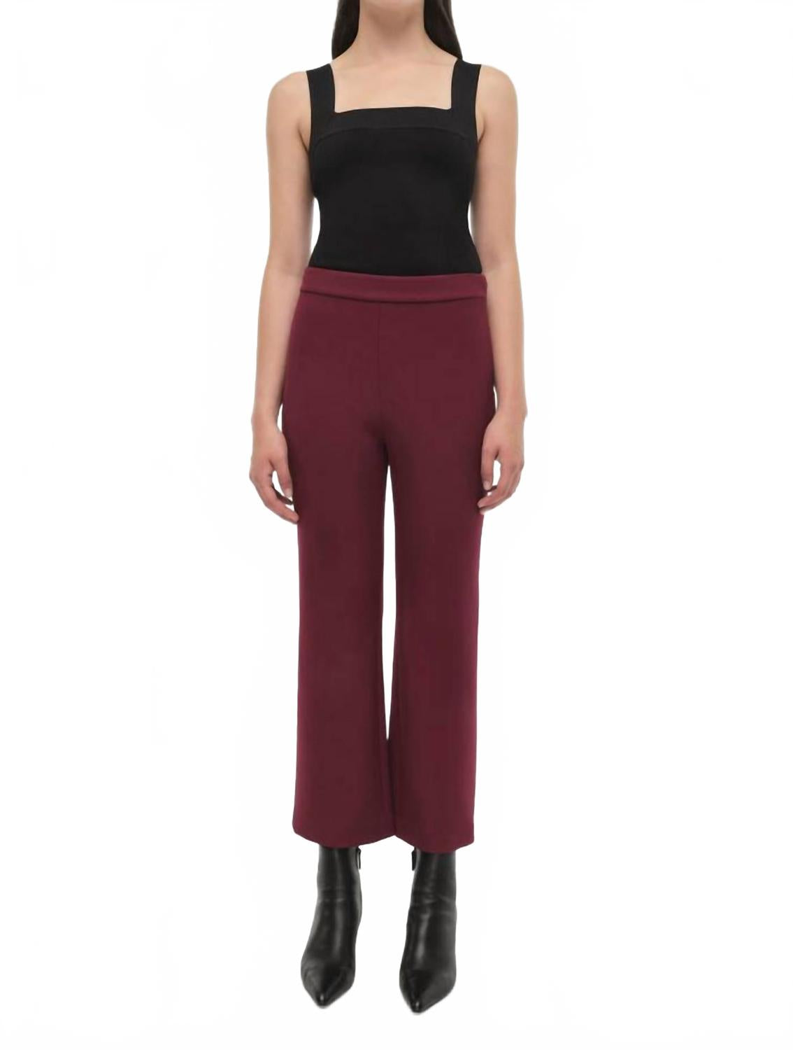 Маккензи Прямые брюки в цвете оксблад JONATHAN SIMKHAI, Oxblood
Маккензи Прямые брюки в цвете оксблад JONATHAN SIMKHAI, Oxblood