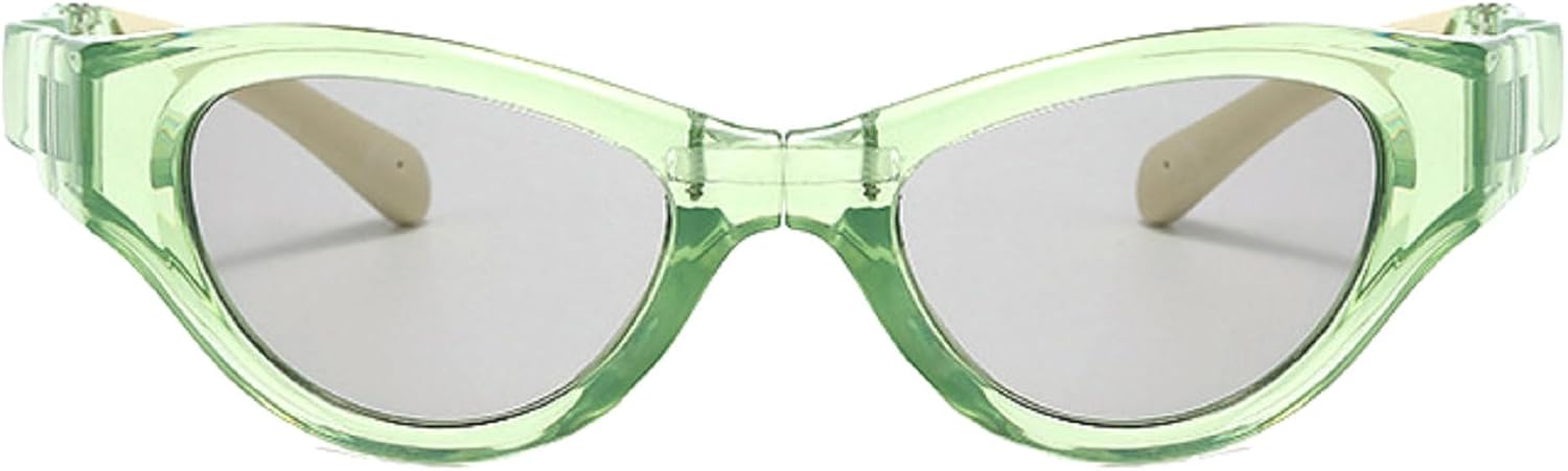 Модные женские солнцезащитные очки «кошачий глаз», стильные складные солнцезащитные очки с портативной защитой от УФ-излучения, женские овальные солнцезащитные очки N47 mincl, Green
Модные женские солнцезащитные очки «кошачий глаз», стильные складные солнцезащитные очки с портативной защитой от УФ-излучения, женские овальные солнцезащитные очки N47 mincl, Green