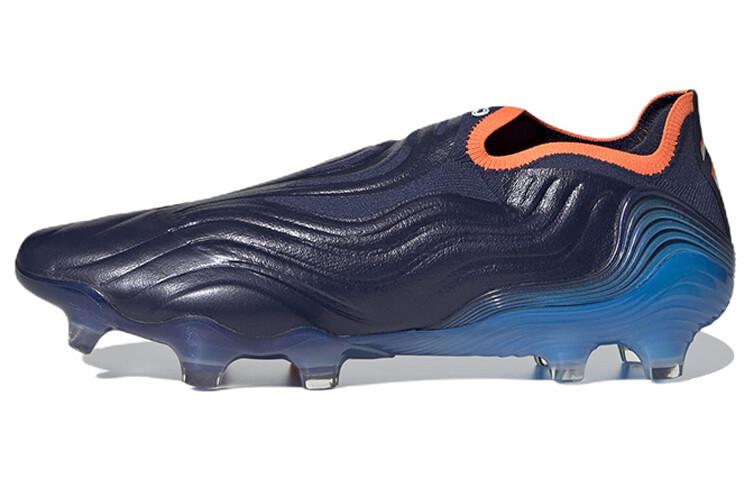 Футбольные бутсы унисекс с низким верхом, синие/оранжевые Adidas
Футбольные бутсы унисекс с низким верхом, синие/оранжевые Adidas