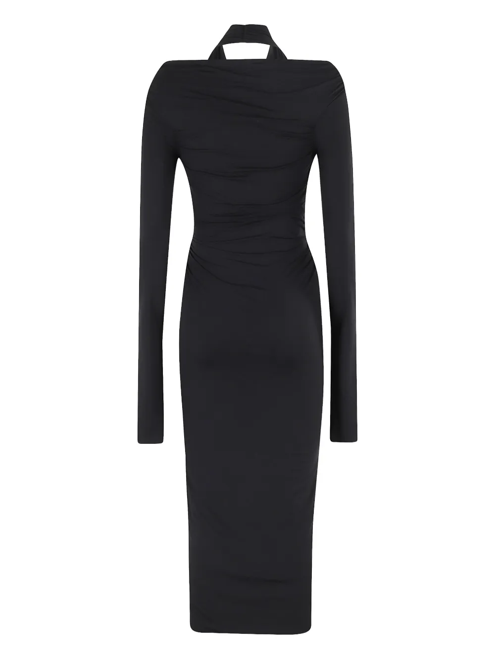 Платье миди с драпировкой The Andamane, черный
Платье миди с драпировкой The Andamane, черный