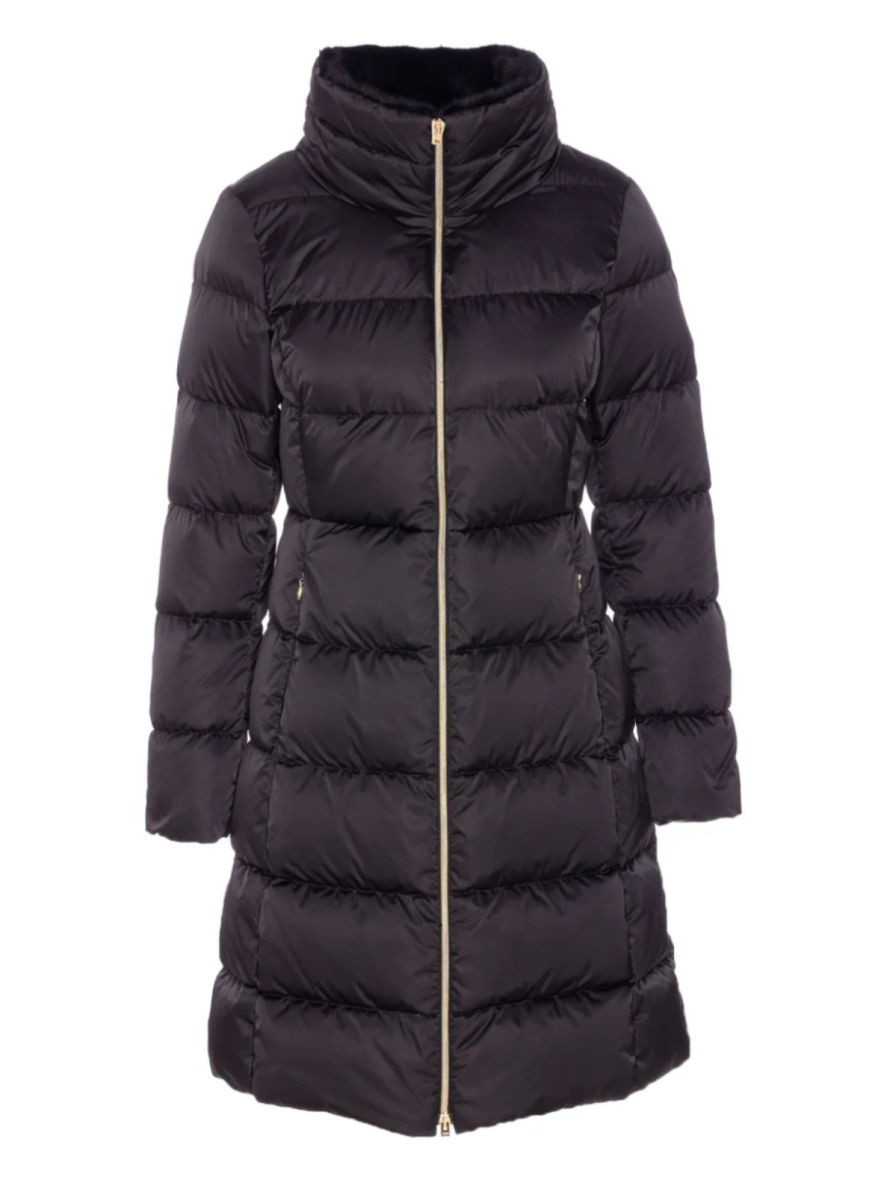 Утепленное пальто Herno с высоким воротом большого размера, черный
Утепленное пальто Herno с высоким воротом большого размера, черный