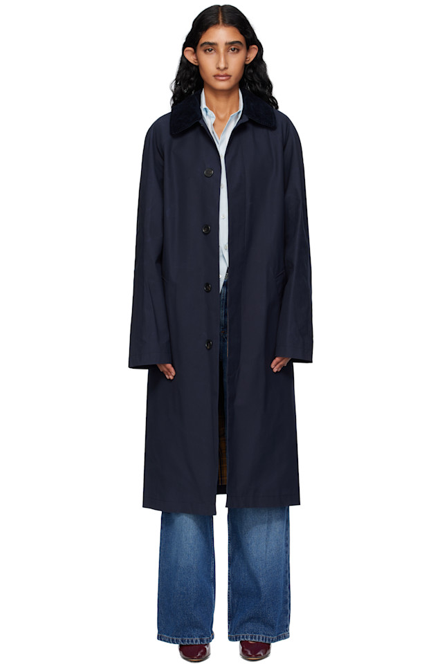 Гаспар макинтош тренч A.P.C., синий
Гаспар макинтош тренч A.P.C., синий