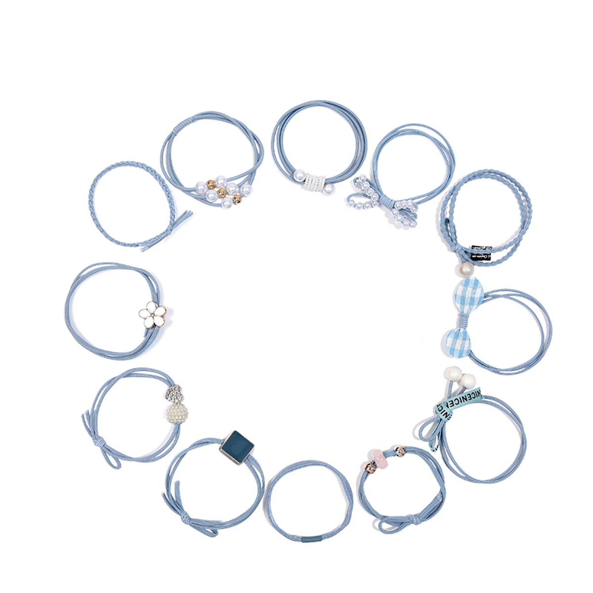 Резиновая лента для волос с искусственным жемчугом Women's ROYALSASA, синий
Резиновая лента для волос с искусственным жемчугом Women's ROYALSASA, синий