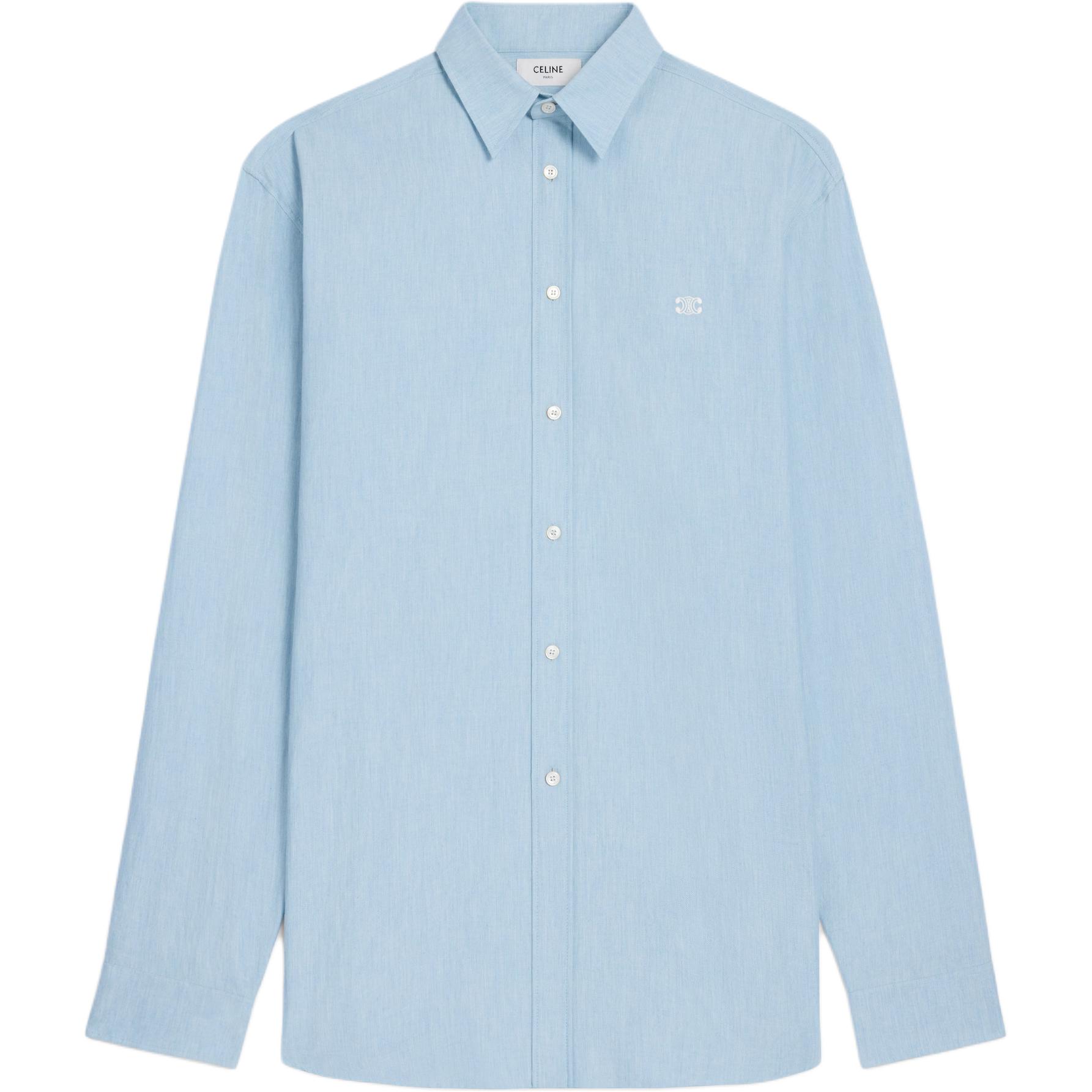 CELINE Рубашка Logo Embroidered Long Sleeve Shirt
CELINE Рубашка Logo Embroidered Long Sleeve Shirt