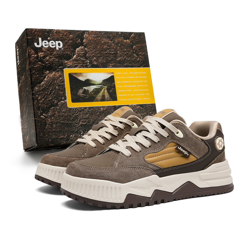 Мужские низкие скейтерские кроссовки Abrasion Resistant, легкие и дышащие Jeep, коричневый
Мужские низкие скейтерские кроссовки Abrasion Resistant, легкие и дышащие Jeep, коричневый