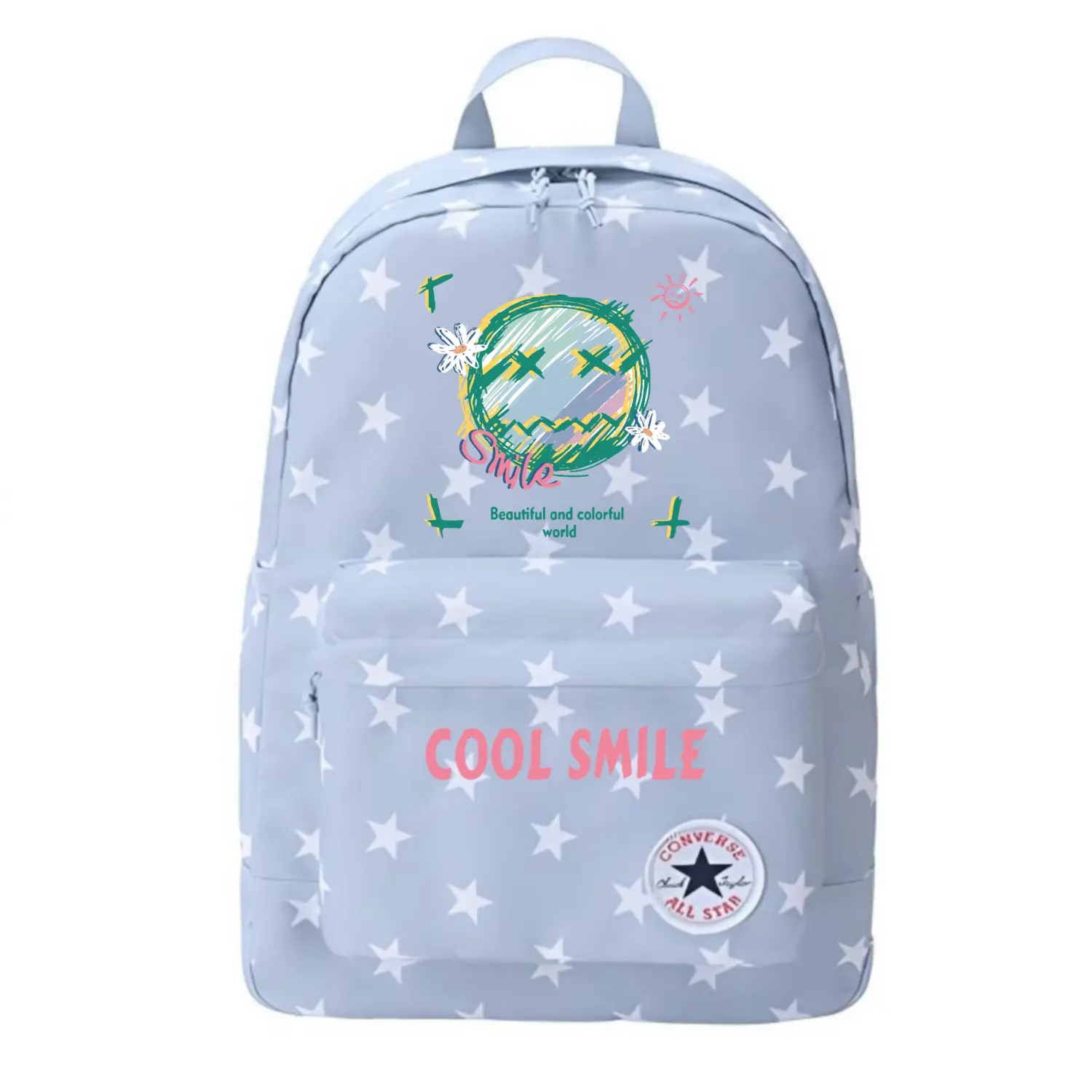 Converse Полиэстеровый рюкзак среднего размера унисекс светло-дымчато-голубой, smile
Converse Полиэстеровый рюкзак среднего размера унисекс светло-дымчато-голубой, smile