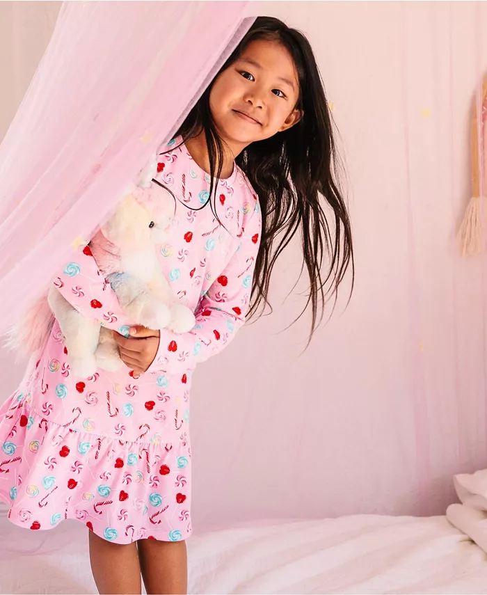 Детская ночная сорочка с длинными рукавами из джерси Lands' End, розовый
Детская ночная сорочка с длинными рукавами из джерси Lands' End, розовый