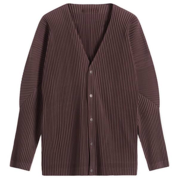 Плиссированный кардиган на пуговицах Homme Homme Plissé Issey Miyake, Edge Brown
Плиссированный кардиган на пуговицах Homme Homme Plissé Issey Miyake, Edge Brown