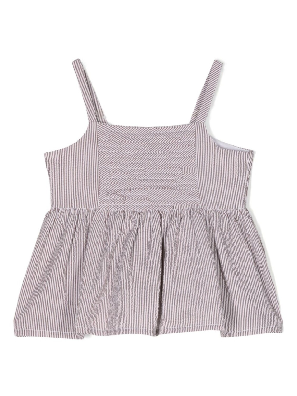 Il Gufo полосатый топ из сирсакера, нейтральный цвет
Il Gufo полосатый топ из сирсакера, нейтральный цвет