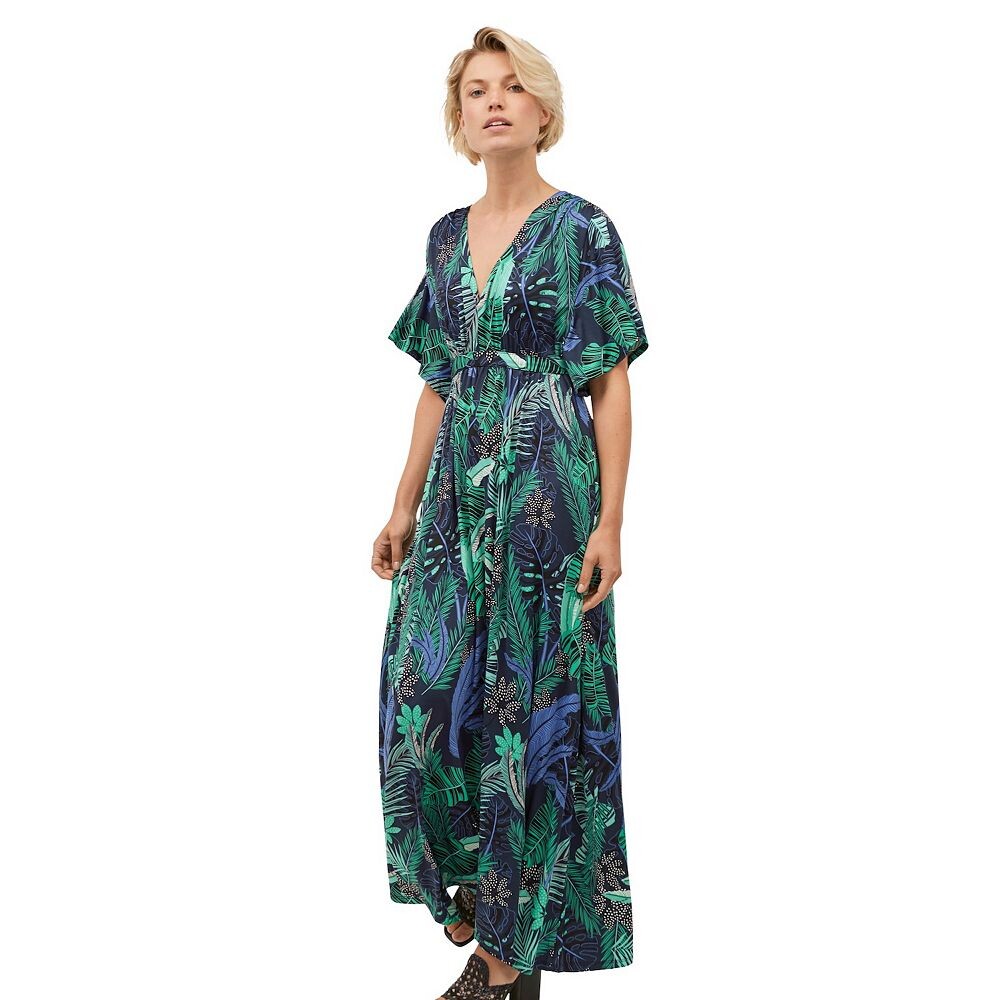 Женское трикотажное макси с завязками на спине Ellos больших размеров, цвет Black Tropical Print
Женское трикотажное макси с завязками на спине Ellos больших размеров, цвет Black Tropical Print