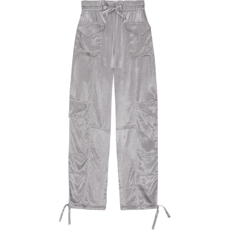 Брюки с высокой талией GANNI, серый
Брюки с высокой талией GANNI, серый